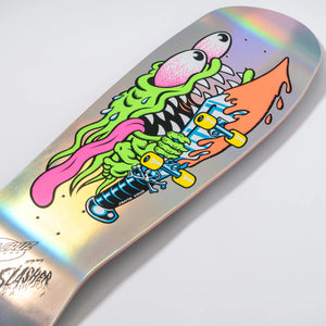 10.1" Meek Slasher Silver Foil Reissue Skateboard Deck