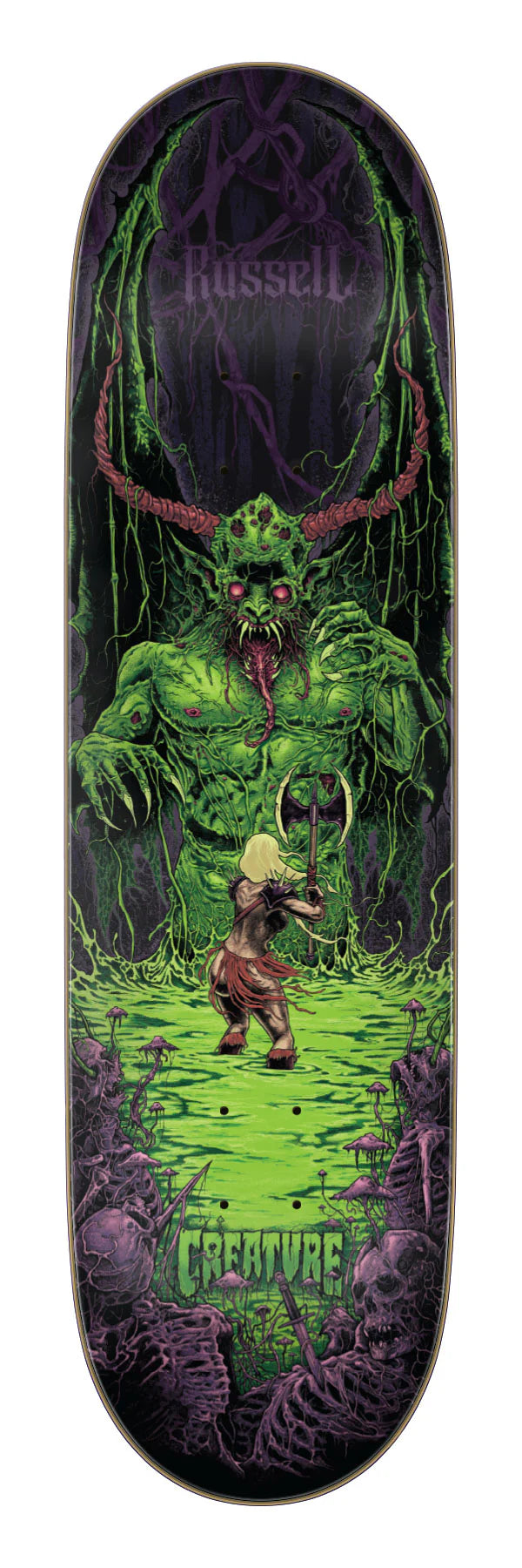 8.6" Russell Swamp Skateboard Deck