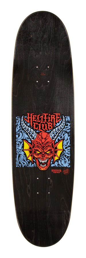 9.0" Stranger Things Hellfire Club Flames Skateboard Deck