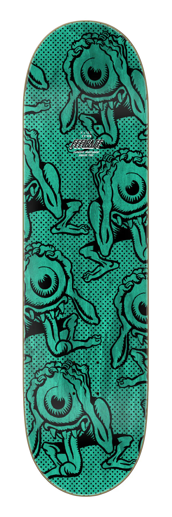 8.0" Eyegore Prismatic FeelBase Skateboard Deck
