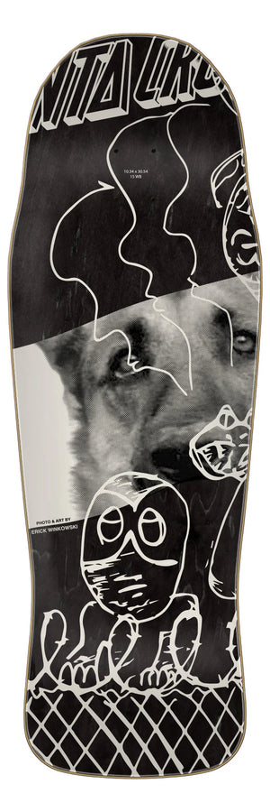 10.34" Winkowski Tribute Shaped Skateboard Deck