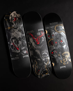 8.6" Peter Raffin Mortem VX Skateboard Deck