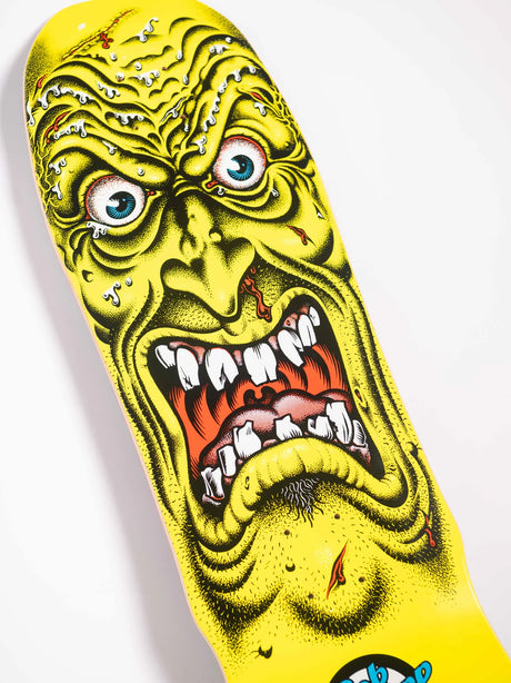 9.5" Roskopp Face Yellow Reissue Skateboard Deck