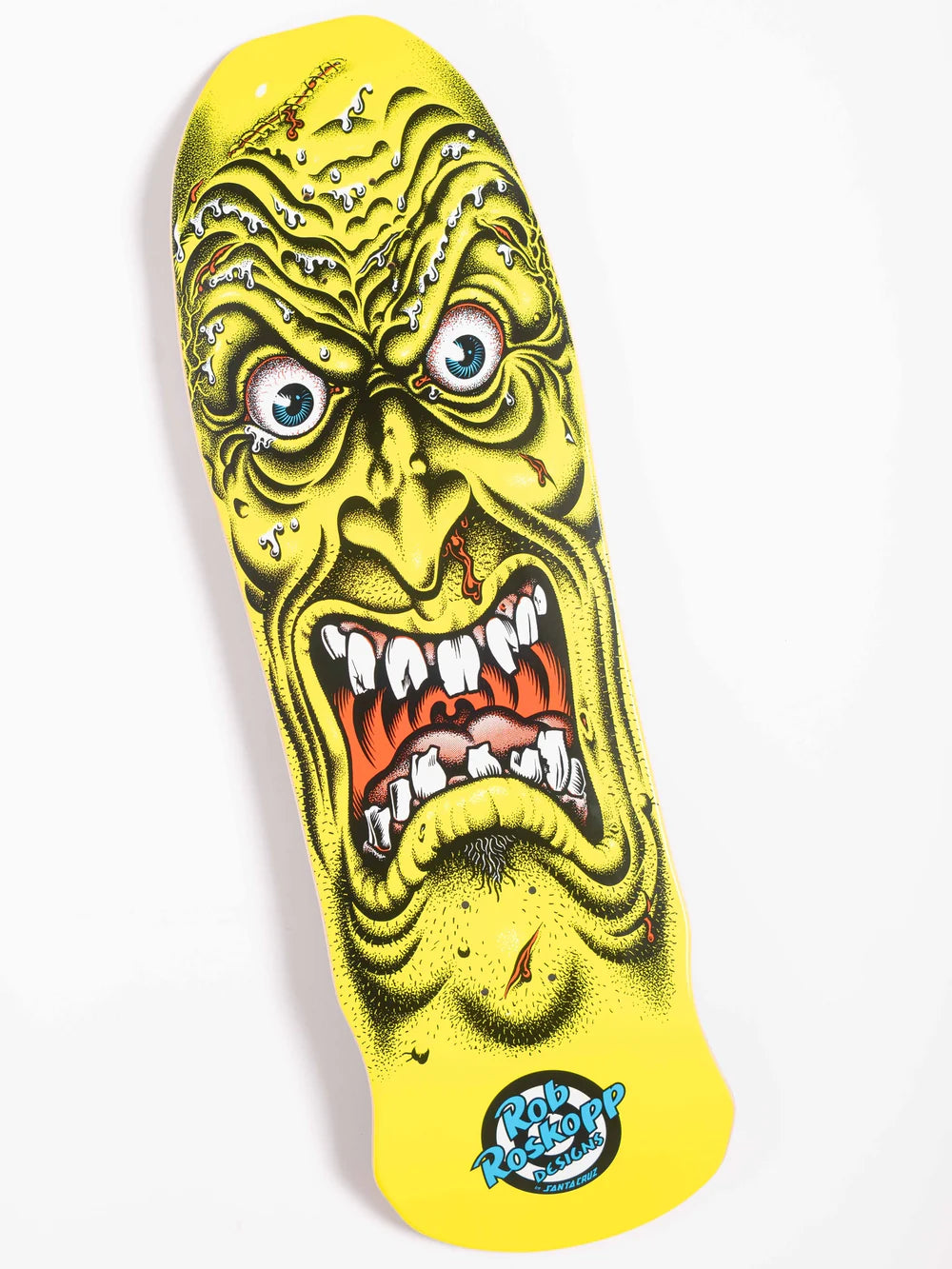 9.5" Roskopp Face Yellow Reissue Skateboard Deck