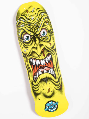 9.5" Roskopp Face Yellow Reissue Skateboard Deck