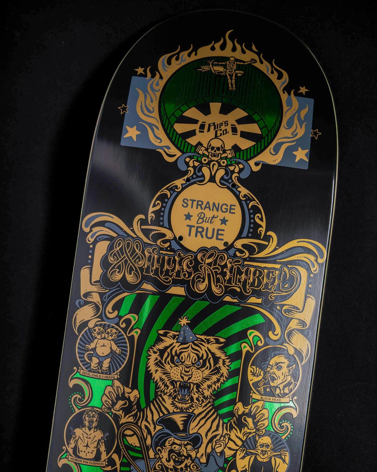 9.0" Willis Kimbel Sideshow Pro Skateboard Deck