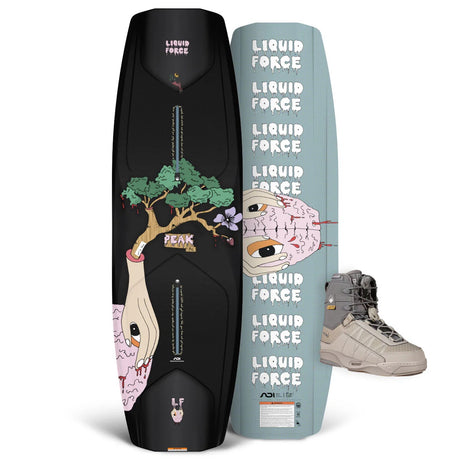 2026 Peak Wakeboard + Peak 4D Binding Combo Pack
