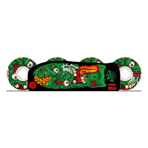 54mm 95a Roskopp Face Two Reissue White Skateboard Wheels
