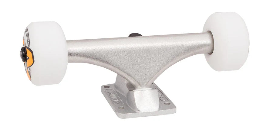 145mm Silver Trucks w 53mm OJ Logo Assembly Set