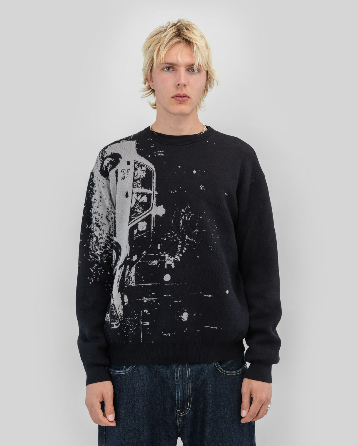Jacquard Knit Sweater 2026