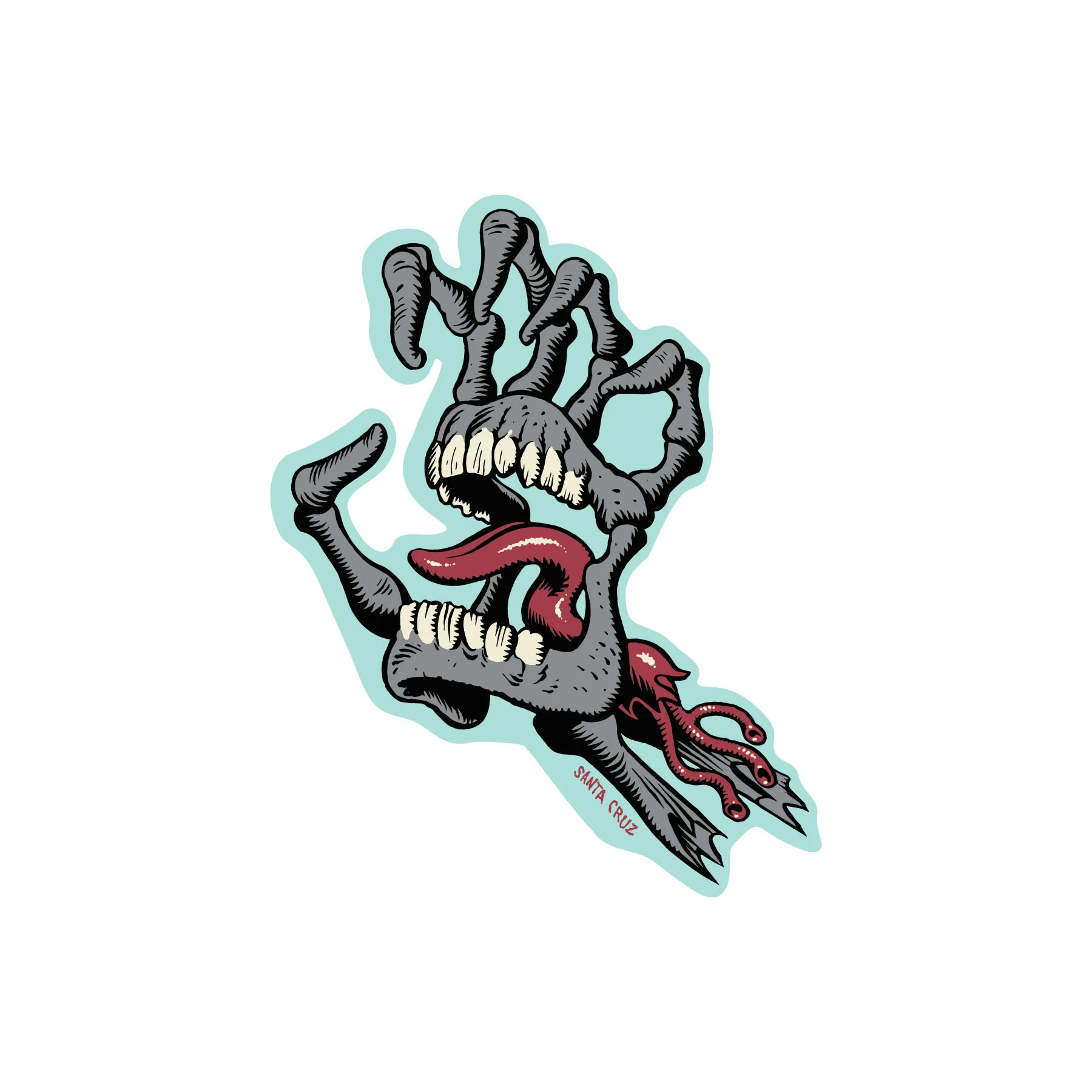 Skateboard Zorlac Zorlac X-Bones Vinyl Sticker - 4.75