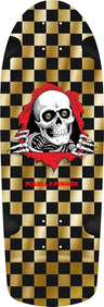 10.0" OG Ripper Checkered Gold Foil Reissue Skateboard Deck