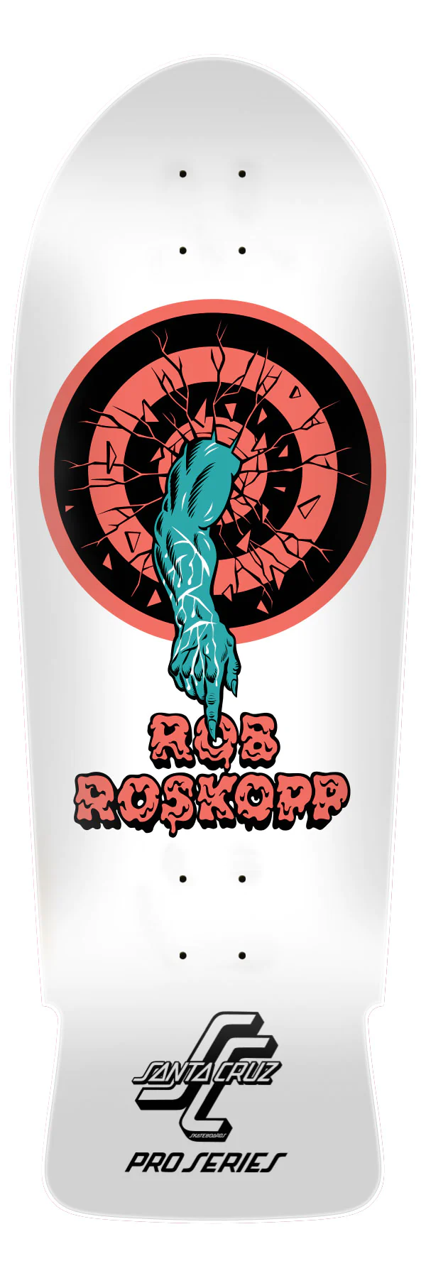 10.35" Roskopp One White Reissue Skateboard Deck