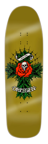 9.30" Dressen Rose Cross Two Shaped Skateboard Deck