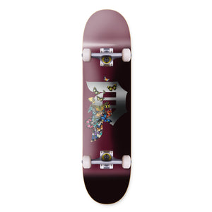 Dirty P Colony Burgundy Skateboard Complete