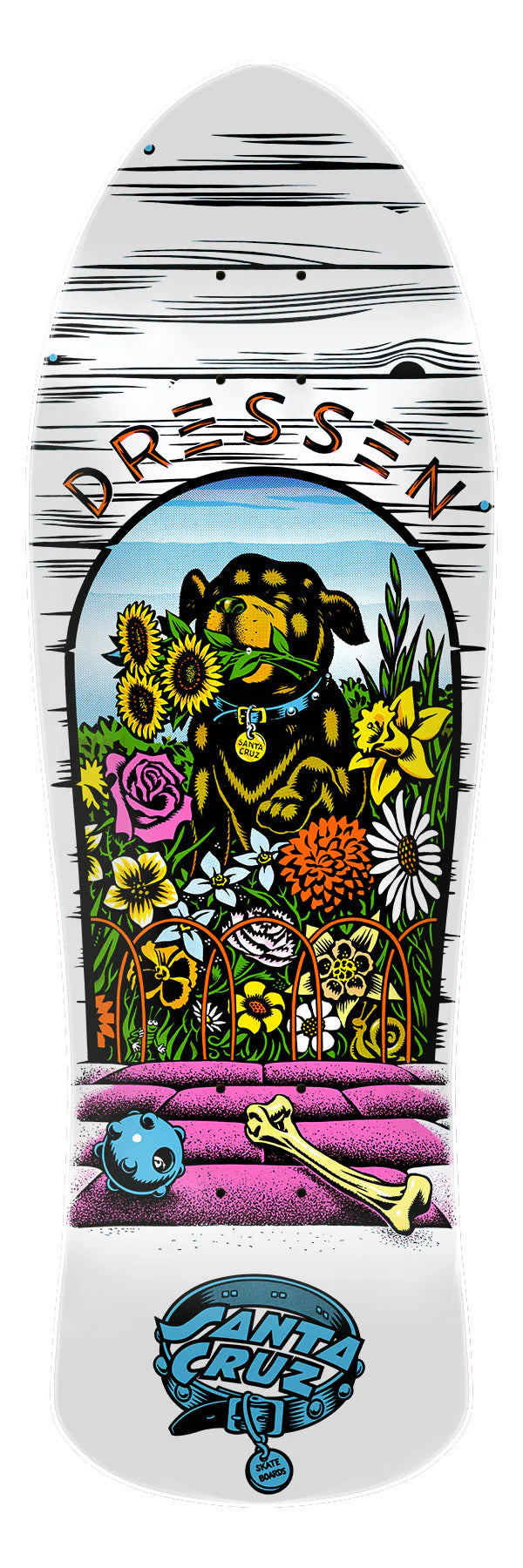 9.5" Dressen Pup Reissue Skateboard Deck