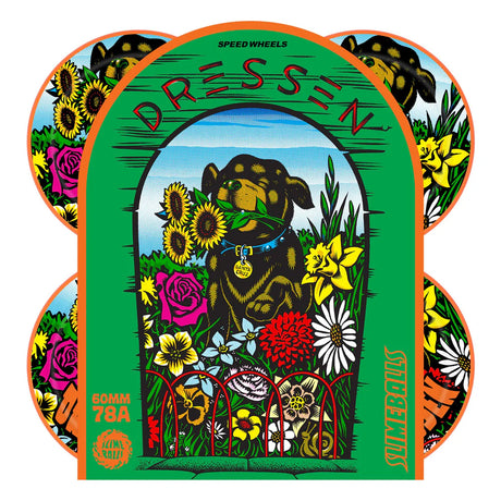 78A Eric Dressen Pup Orange Skateboard Wheels