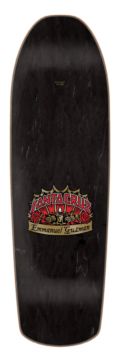 9.16" Guzman Divine Diner Skateboard Deck