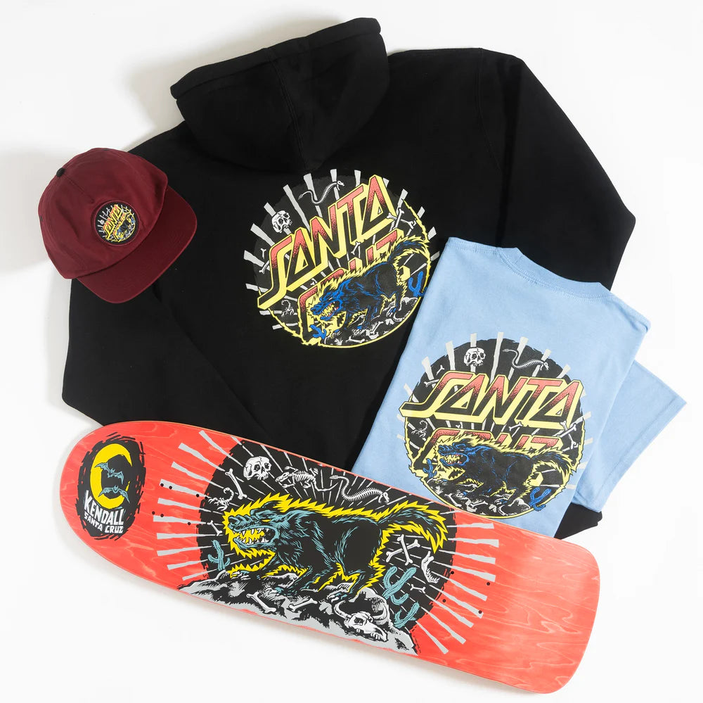 4" Kendall Wolf Dot Mylar Skate Sticker