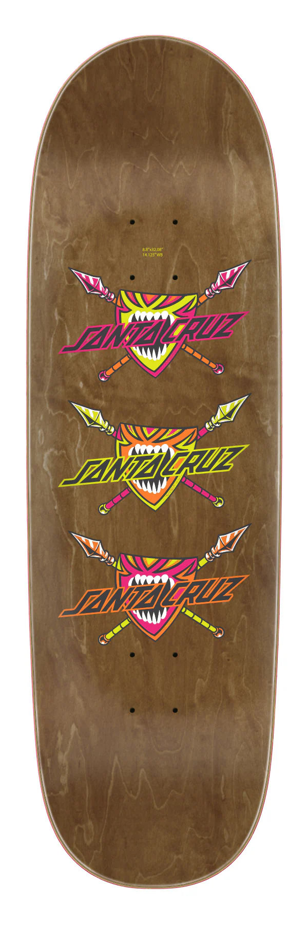 8.80" Salba Firedance Pro Egg Skateboard Deck
