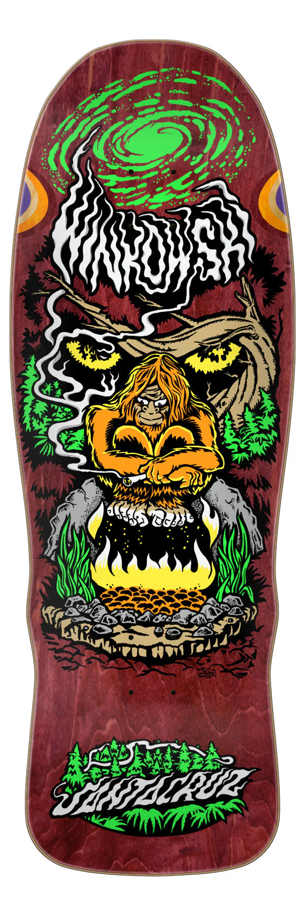 10.35" x 30.54" Winkowski Bigfoot Pro Shaped Skateboard Deck