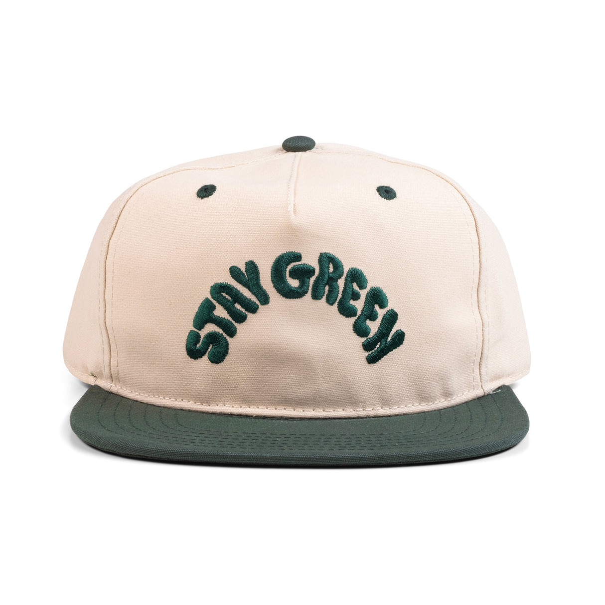 Stay Green Unstructured 5 Panel Cap