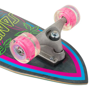 9.85" Glow Dot Shark Carver Surfskate Complete