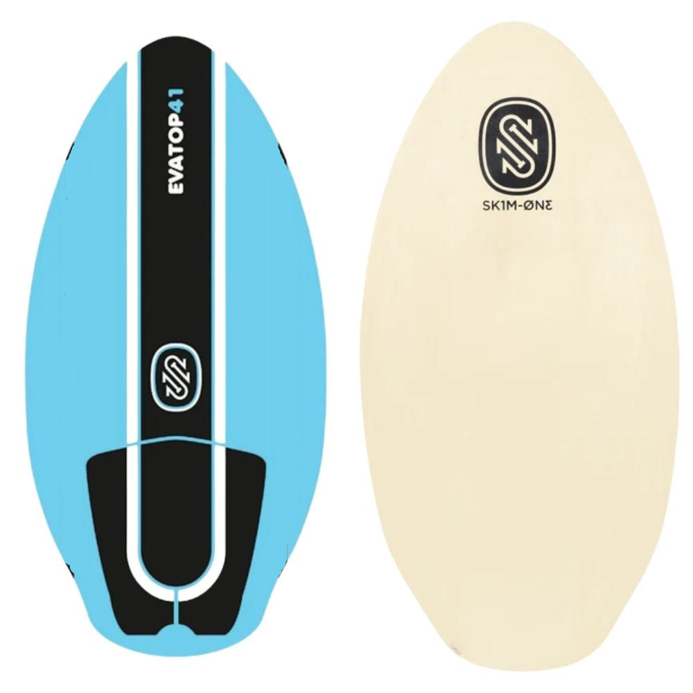 41" EVA Live Blue Wood Skimboard