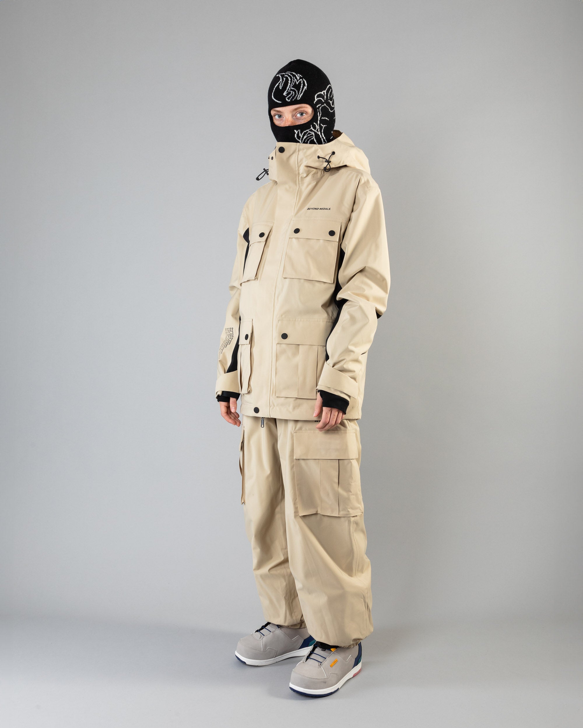 23-24 TEAM CARGO JACKET Pants NATURAL上下