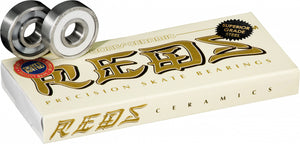 Ceramic REDS® Skateboard Bearings (8-pack)