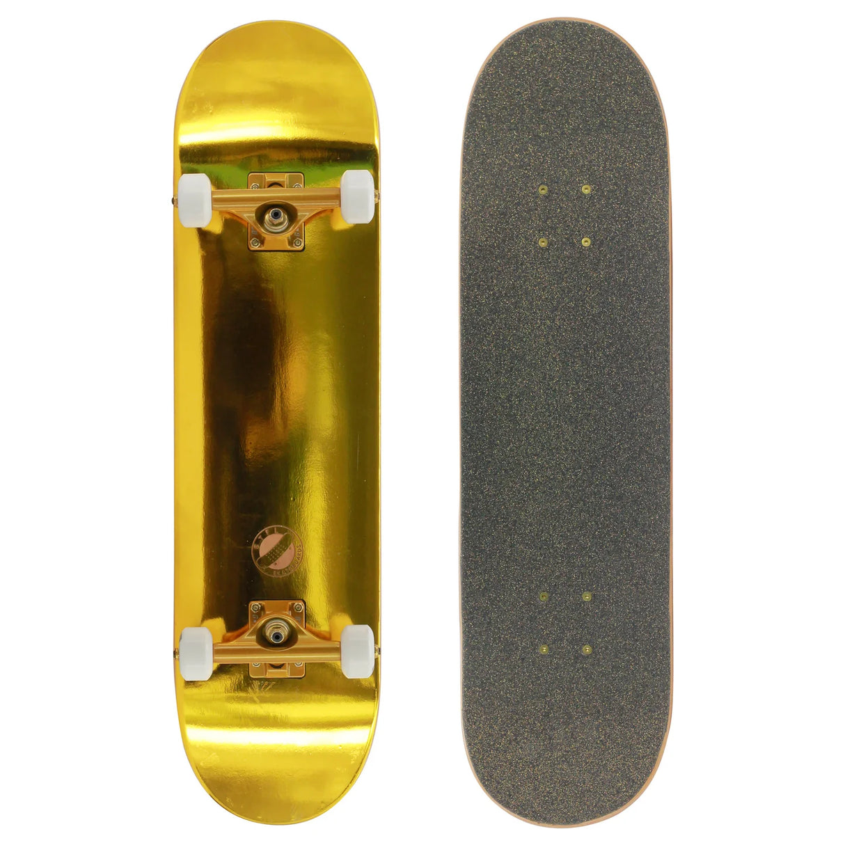 8.125" GOLD Edition Skateboard Complete