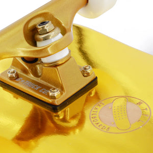8.125" GOLD Edition Skateboard Complete