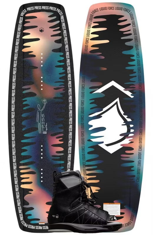 2026 Press Wakeboard + Transit 6X Binding Combo Pack