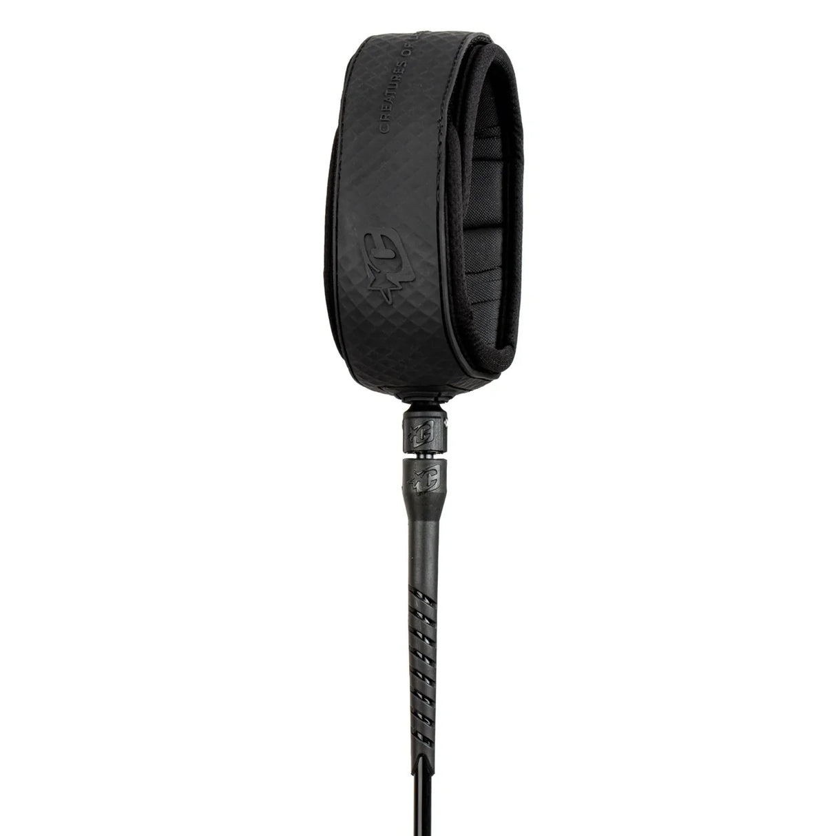 9'' Longboard Knee Black Leash