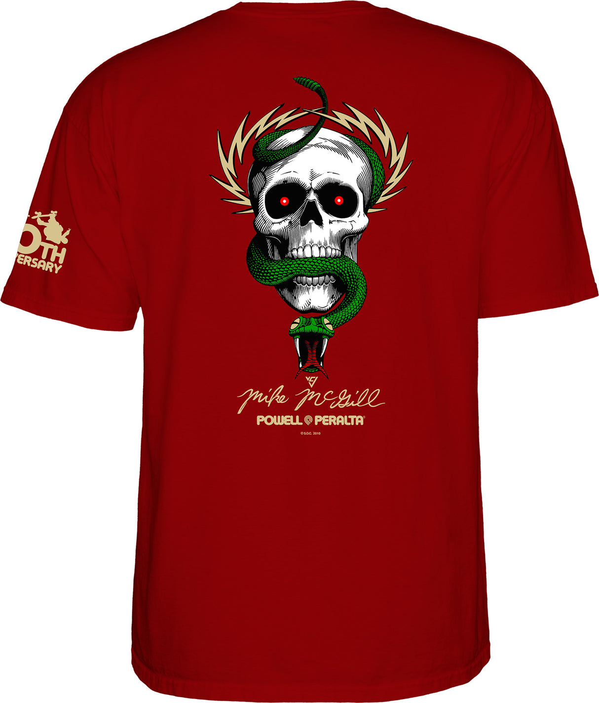 McGill Skull & Snake 40th Anniversary T-Shirt
