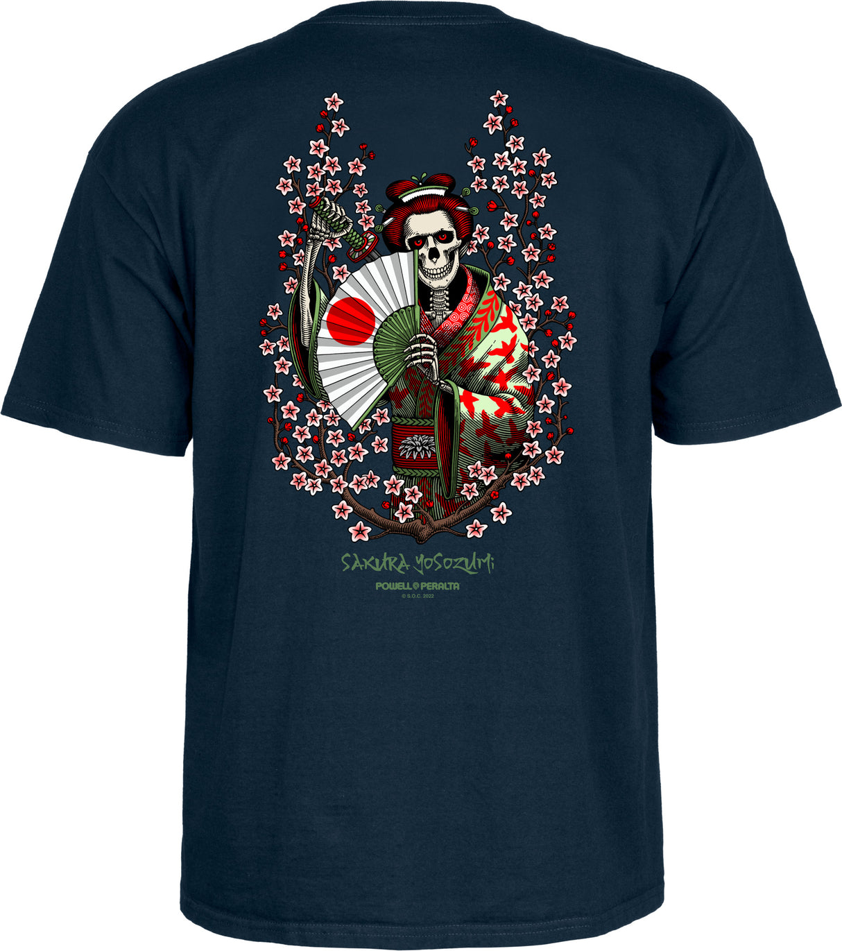 Sakura Yosozumi Samurai T-shirt