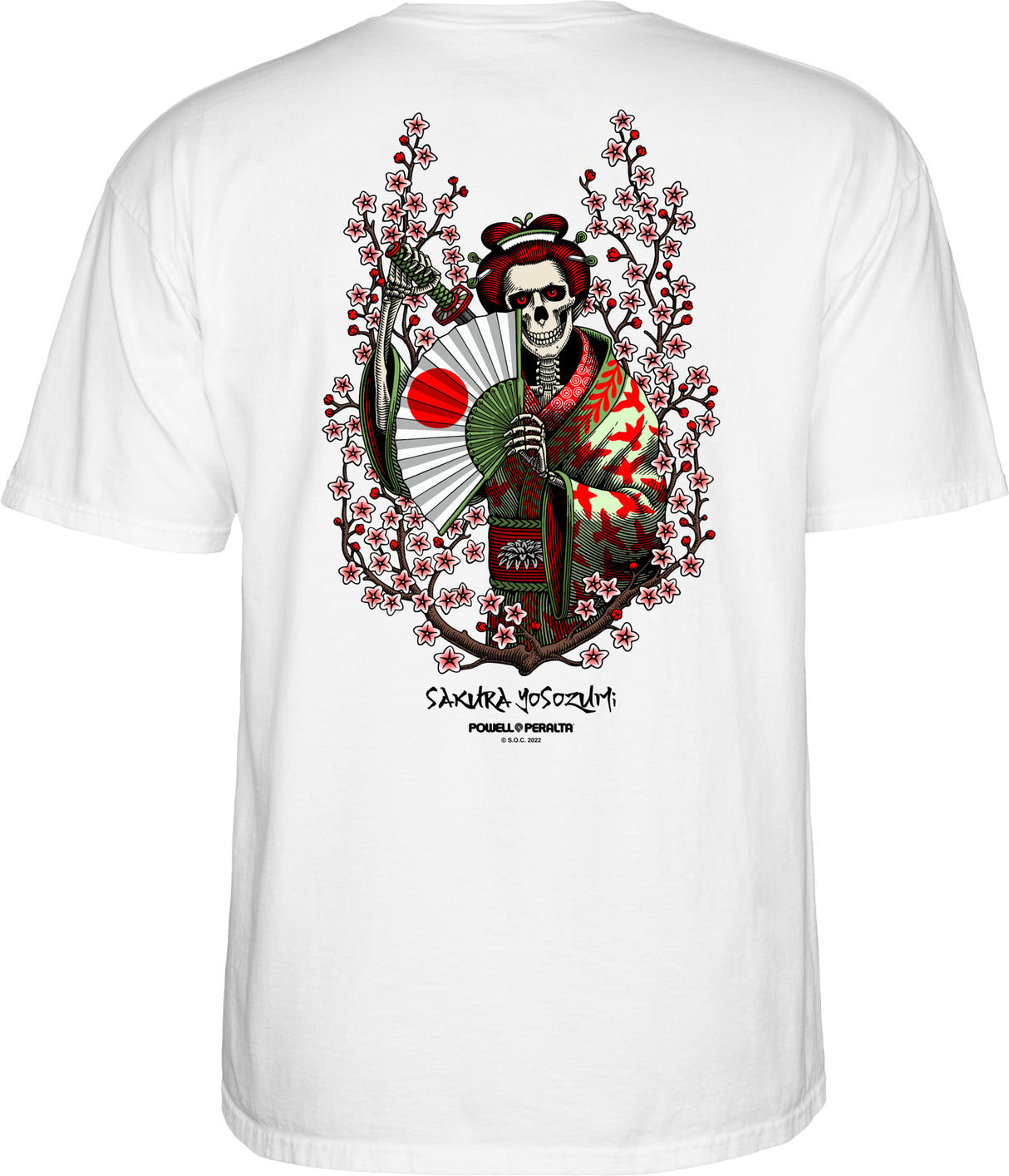 Sakura Yosozumi Samurai T-shirt