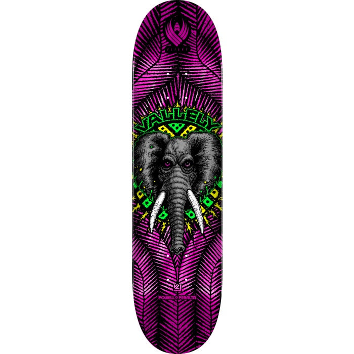 8.63" K26 FLIGHT Mike Vallely Elephant Pink Foil Skateboard Deck