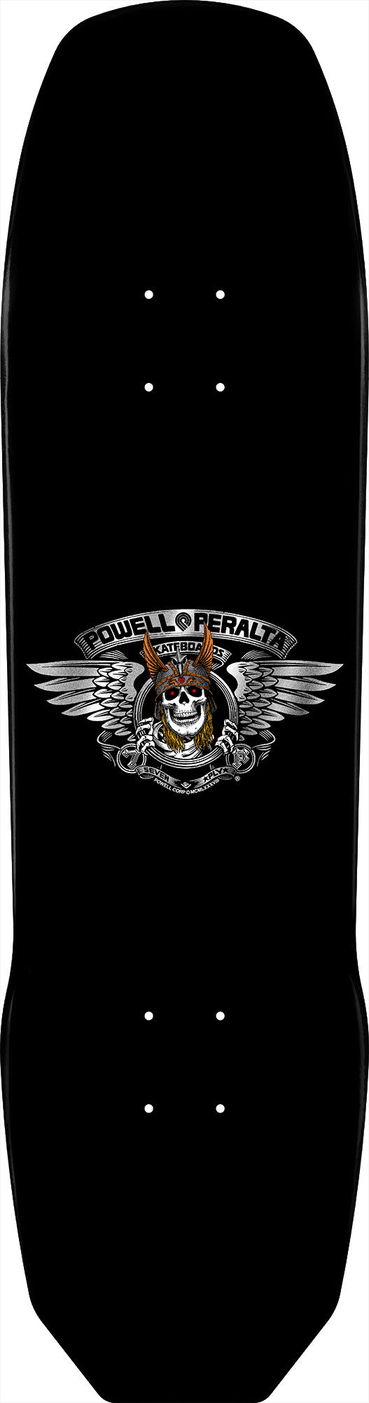 8.45" x 31.8" Pro Andy Anderson Heron Skull Skateboard Deck