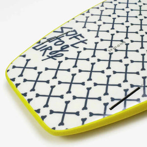 5'4" Dobermann Soft Top Surfboard + Fins (2nd hand)