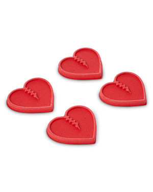 Mini Hearts Snowboard Traction Pads (4-Pack)