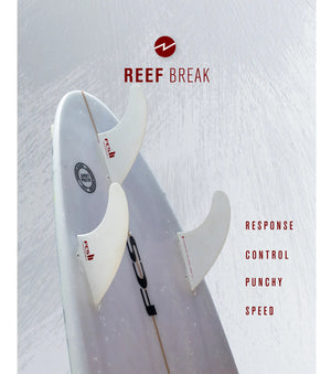FCS II Accelerator Performance Core Thruster Fins - White Edition