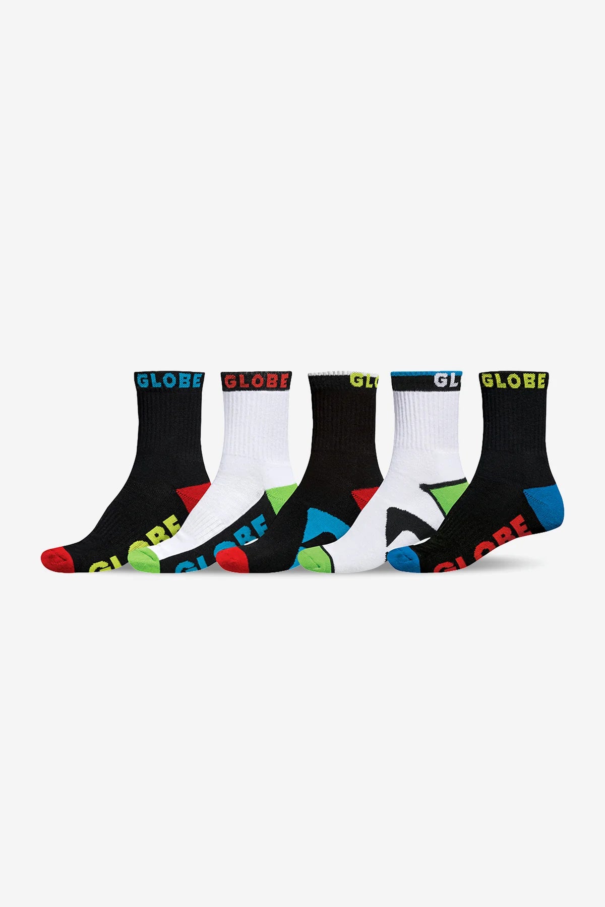 Youth Destroyer Crew 5-Pack Skate Socks