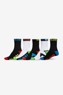 Youth Destroyer Crew 5-Pack Skate Socks