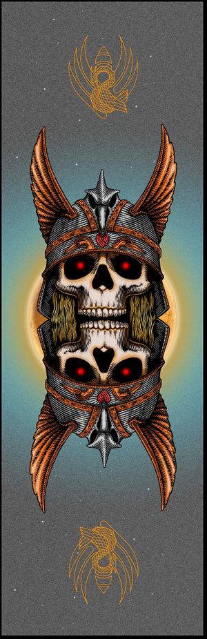 10.5" x 33" Andy Anderson Skull Egg Clear Grip Tape Sheet