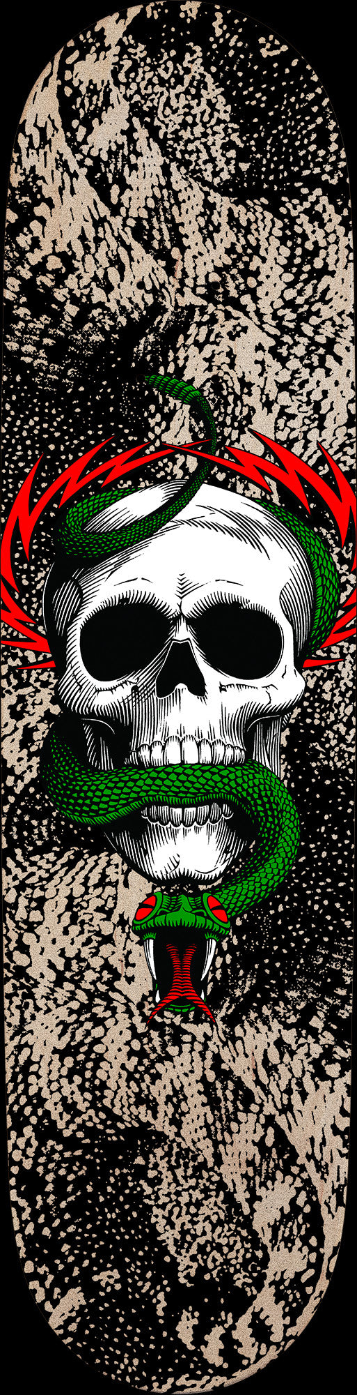 10.53" x 33" McGill Skull & Snake Clear Grip Tape Sheet