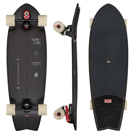Sun City 2 Astro Red Surfskate Complete