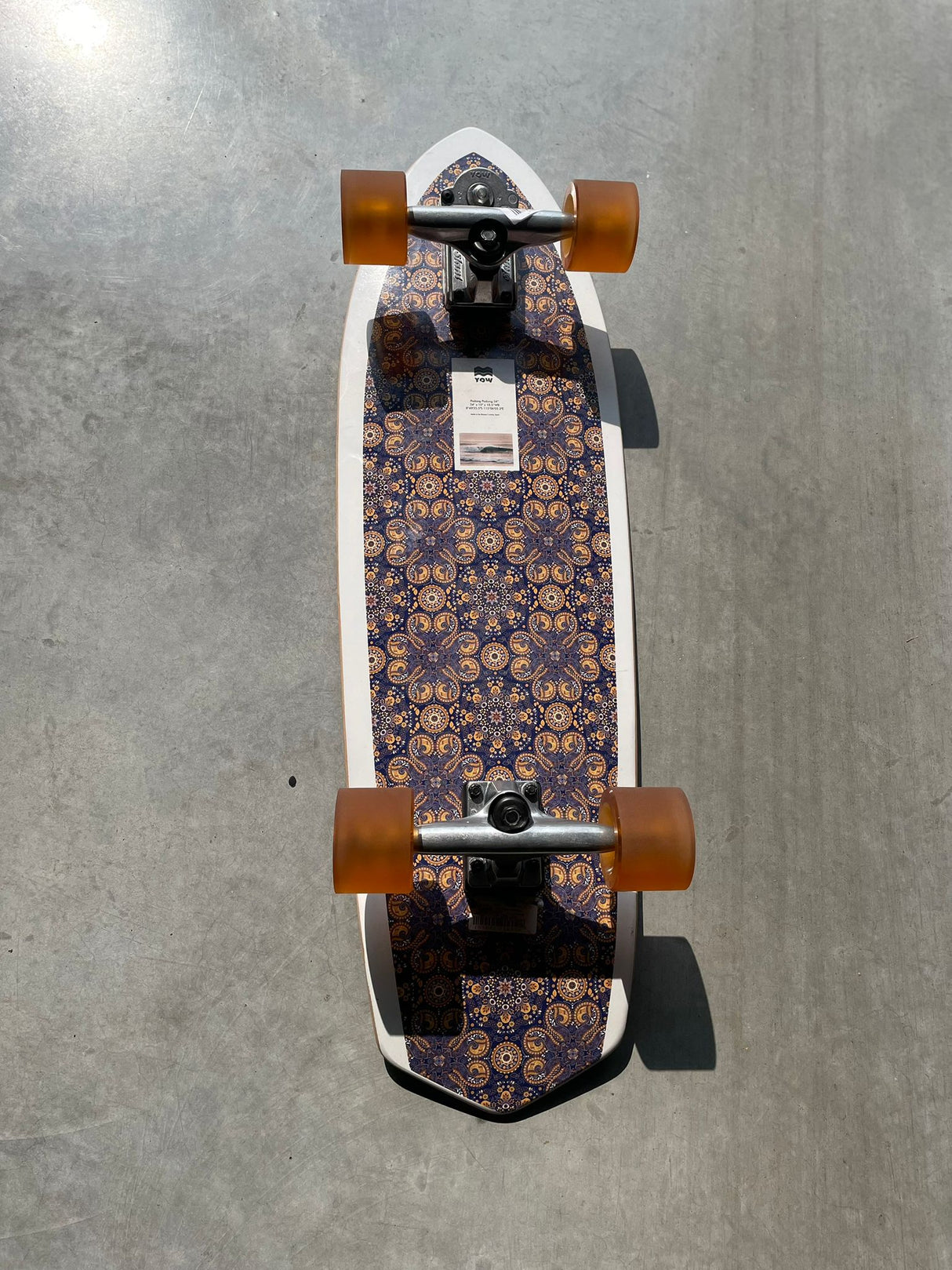 34" Padang Padang Power Surfsing Series Custom Surfskate Complete