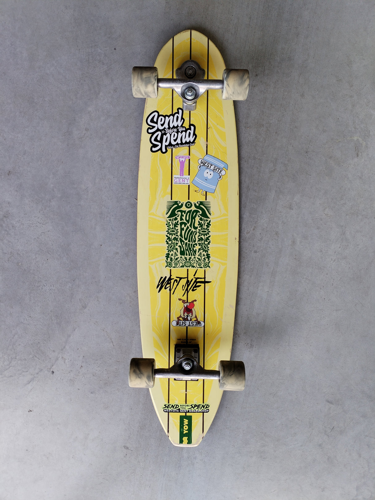 41" Yow Calmon - 2nd Hand Surfskate Longboard