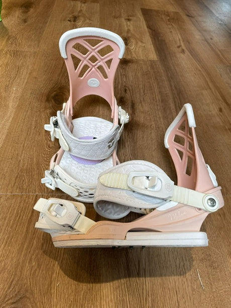 2nd Hand Milan Pink Snowboard Binding